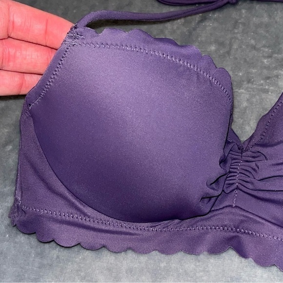 Victoria’s Secret Bikini Top Purple Size 32A - Picture 3 of 9